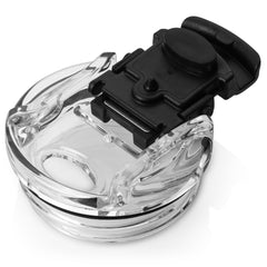 Champagne Flute BevLock TM Leak-Proof Lid
