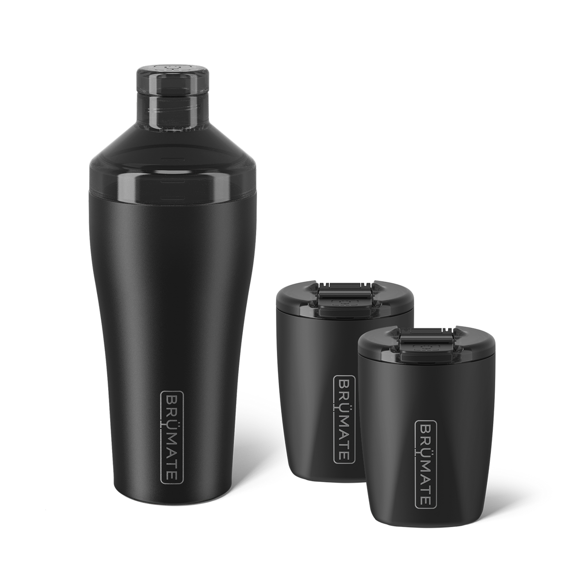 Cocktail Shaker + Rocks Bundle