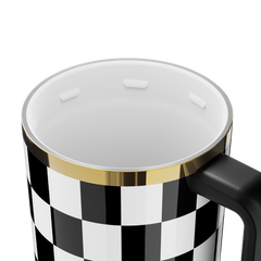 Muv 15oz | Black & White Checker