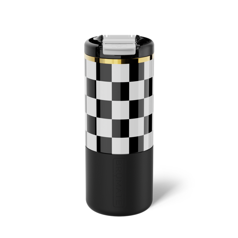 Strova 18oz | Black & White Checker