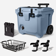 Br Tank 35-Quart Ultimate Day Trip Cooler Bundle | Denim