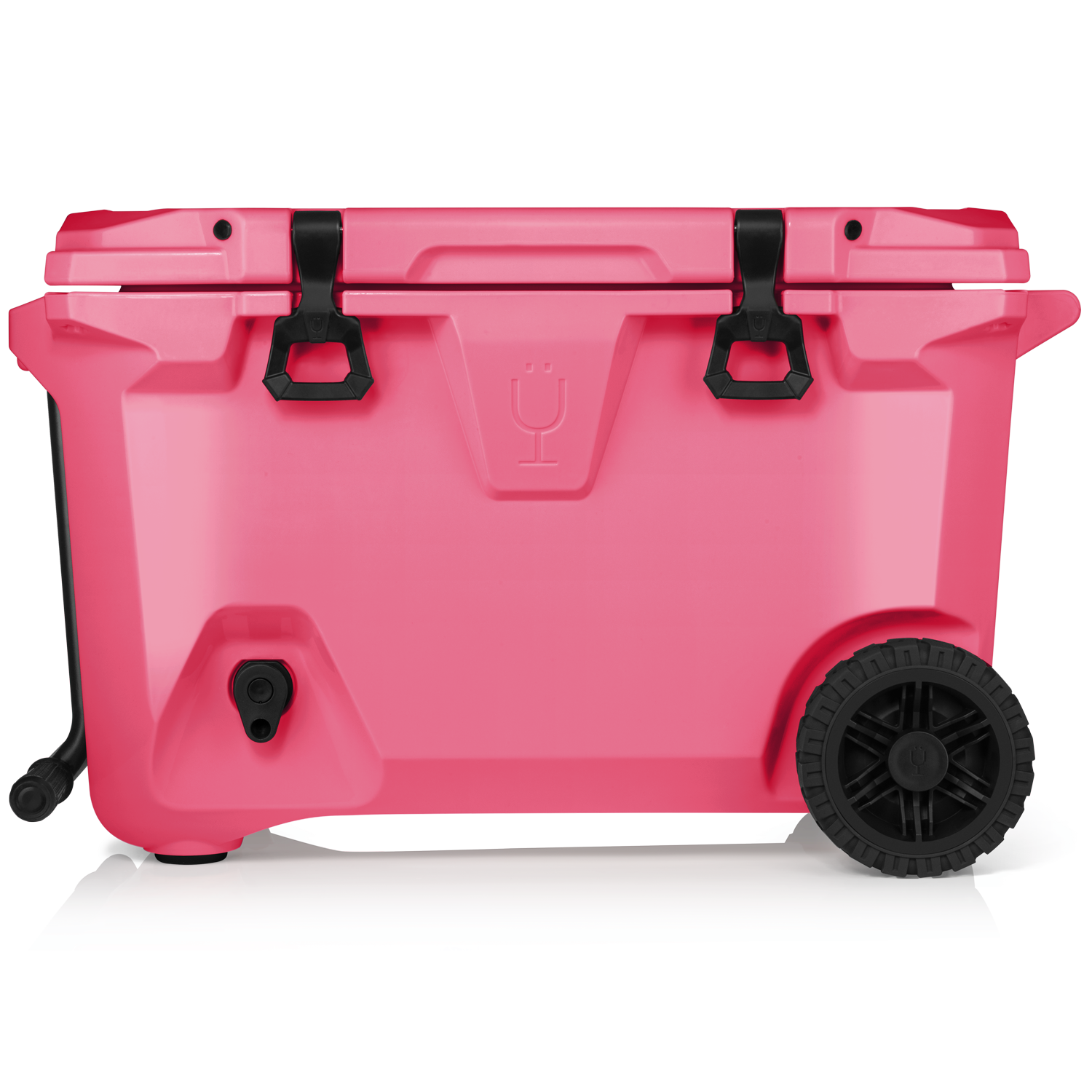 Br Tank 55-Quart Rolling Cooler | Neon Pink