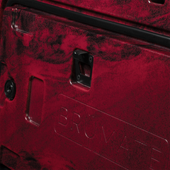 Br Tank 55-Quart Rolling Cooler | Red & Black Swirl