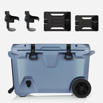 Br Tank 55-Quart Double Drink Holder Cooler Bundle
