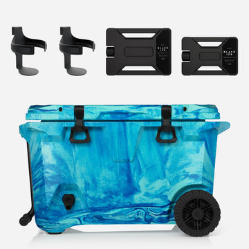 Br Tank 55-Quart Double Drink Holder Cooler Bundle